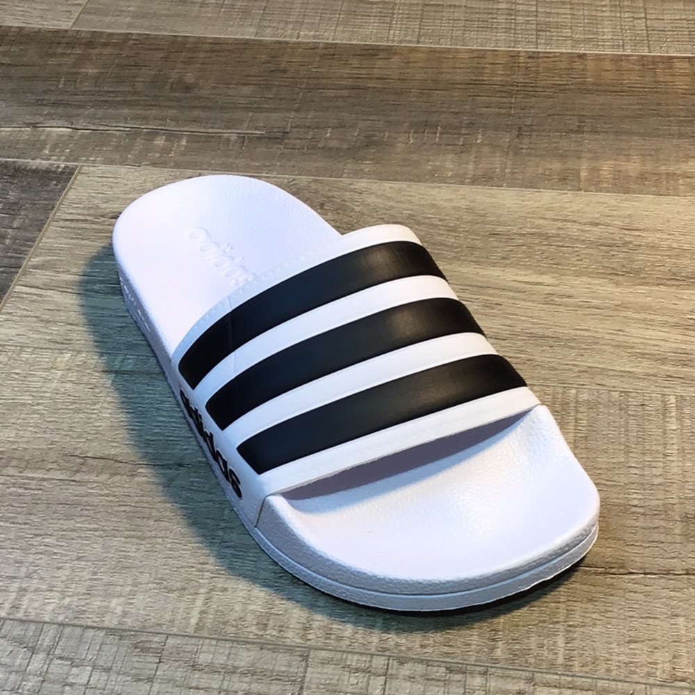 Adidas - Adilette Shower Slide White/Black - Picture 6 of 6
